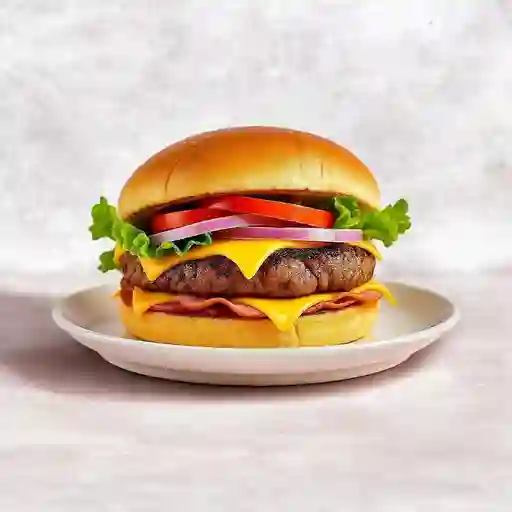 Hamburguesa De Chuleta De Cerdo