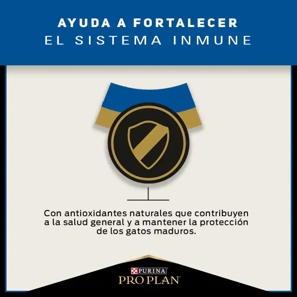 Comida para Gatos Adultos mayores de 7 años Purina Pro Plan x 3 kg