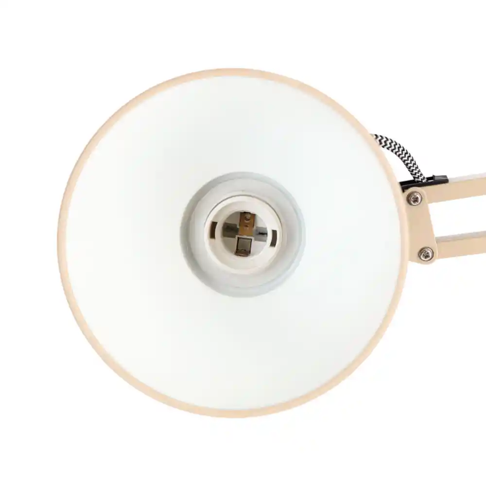 Lámpara Escritorio Brazo Articulado 110V Crudo Diseño 0005