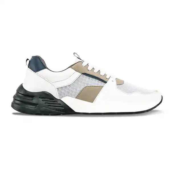 Croydon Tenis Krishna Hombre Color Blanco Talla 38