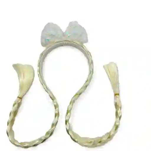Diadema Trenzas Disfraz Adulto Discomer Us Marca Exclusiva Lt6327