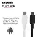 Set Cargador de Android 1 Metro Negro y Blanco Miniso