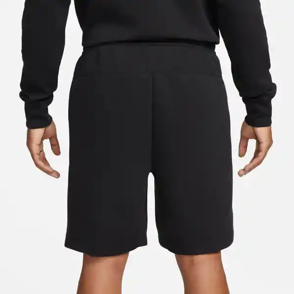 Nike Short Tch Flc Para Hombre Negro Talla L