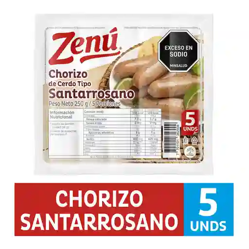 Zenú Chorizo Santarrosano