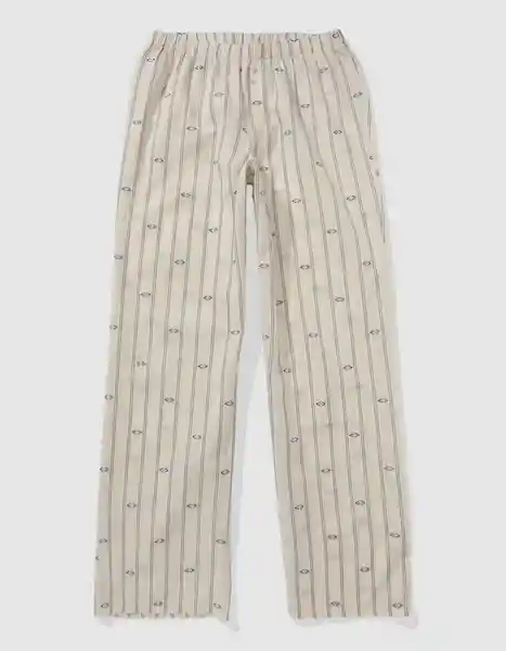Pantalón de Pijama Aerie Beige MEDIUM 1756109 American Eagle