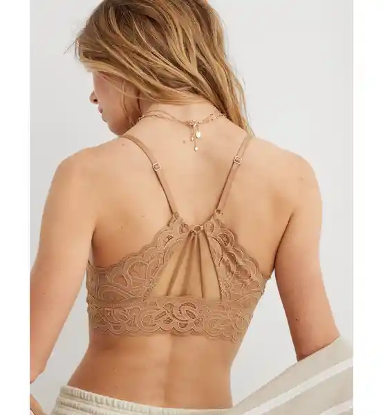 Brasier Bralette Aerie Café T. Large American Eagle