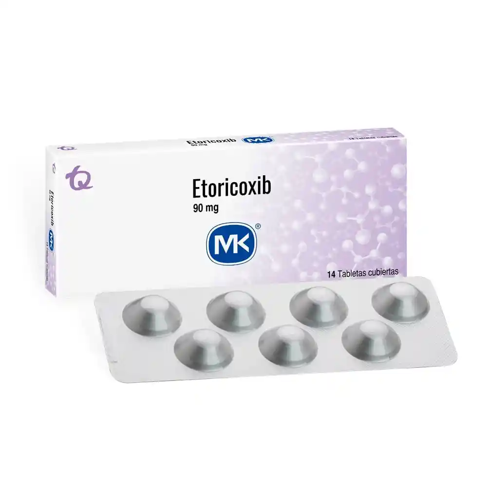 Mk Etoricoxib Tabletas Recubiertas (90 mg)