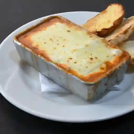 Lasaña con pollo y champiñones