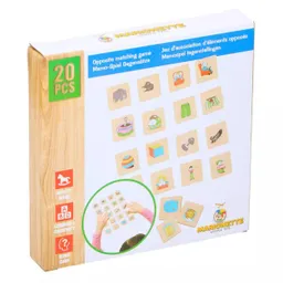 Wooden Toys Juego Mesa Opuestos Marionette
