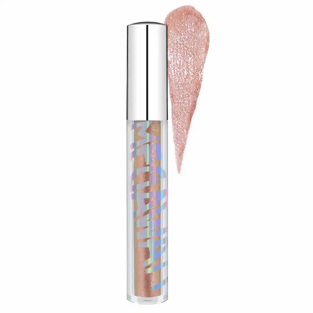 Glitter Kleancolor Sombra Liquidapara Ojos Rosa