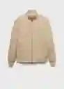 Chaqueta Jony Beige Talla M Hombre Mango