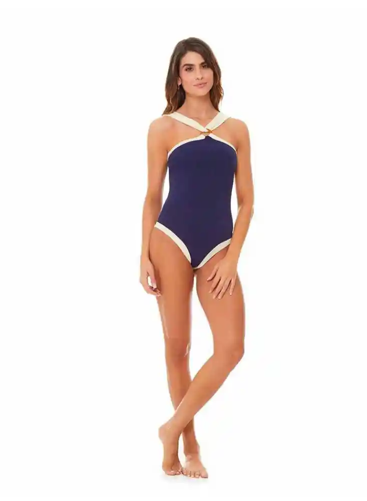 Vestido de Baño S-azul