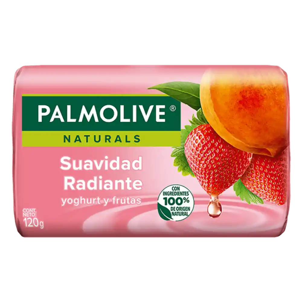 Palmolive Naturals Jabón Suavidad Radiante Yogurt y Frutas