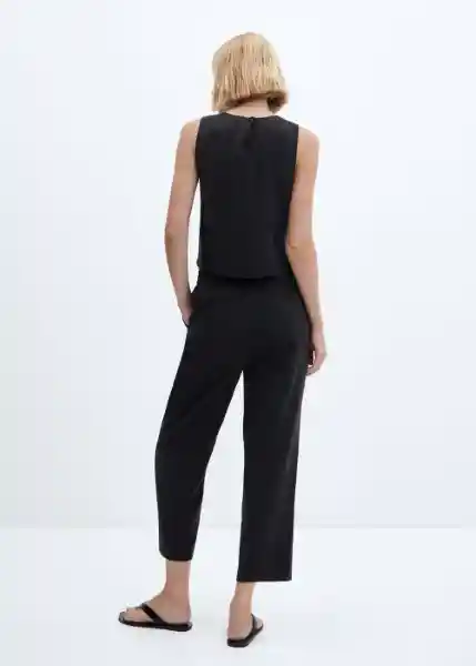 Pantalón Toffe-W Negro Talla L Mujer Mango