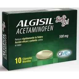 algisil soft gel Acetaminofen (500 mg)