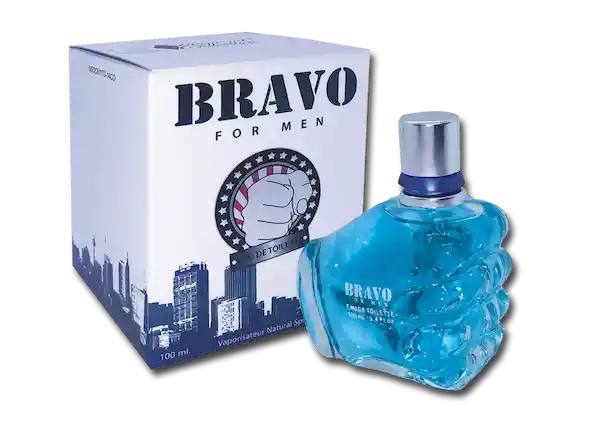  Perfume Bravo Men 100 Ml  Loción Hombre 