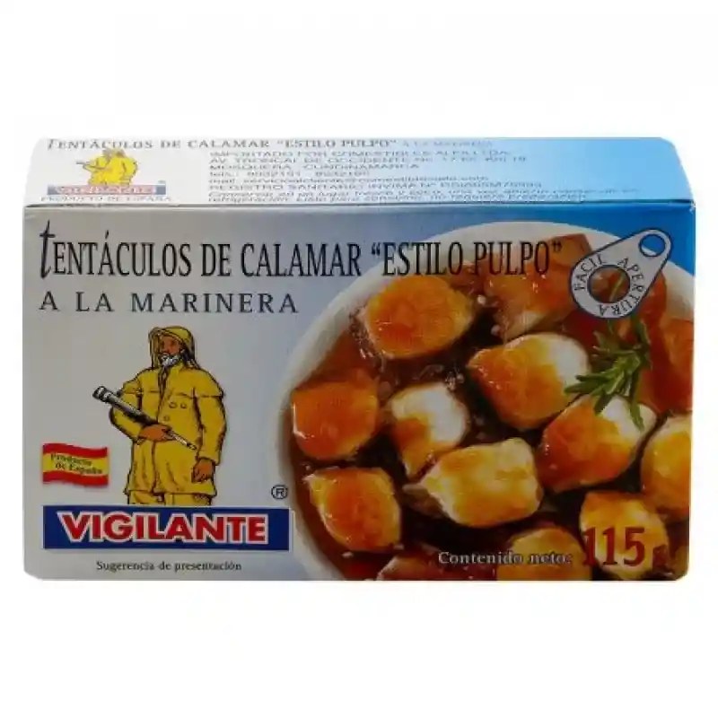 Vigilante Tentáculo de Calamar Estilo Pulpo 115 g