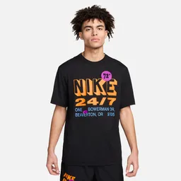 Nike Camiseta M Df Uv Hyverse Ss Gfx Para Hombre Negro Talla L