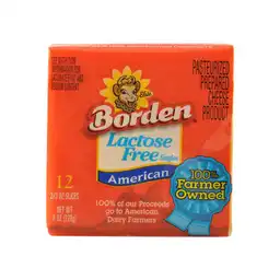 Borden Queso Americano sin Lactosa