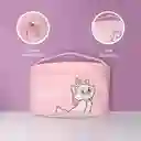 Cosmetiquera Tipo Neceser Disney Cat Colección Marie Rosa Miniso