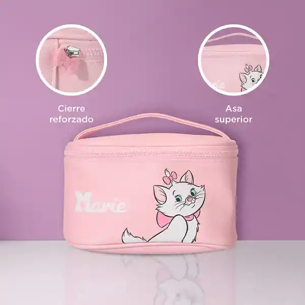 Cosmetiquera Tipo Neceser Disney Cat Colección Marie Rosa Miniso