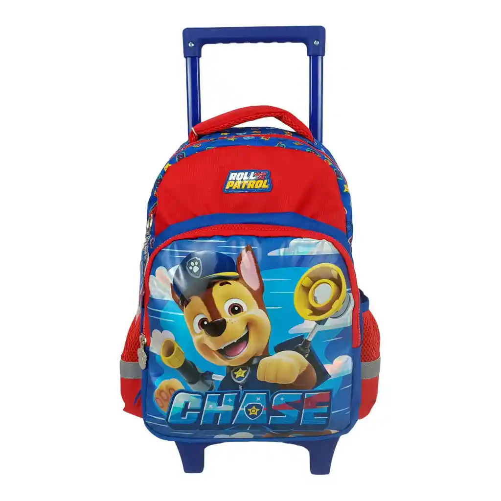 Morral Premium Con Ruedas Paw Patrol Chase Roll With The Patrol