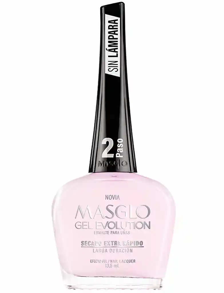 Masglo Kit Esmalte Gel Novia (viene Con 1 Kit Base Y Brillo Gel Evolution)