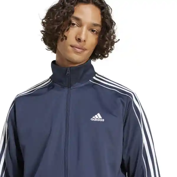 Adidas Sudadera M 3S Dk Ts Hombre Azul Talla M