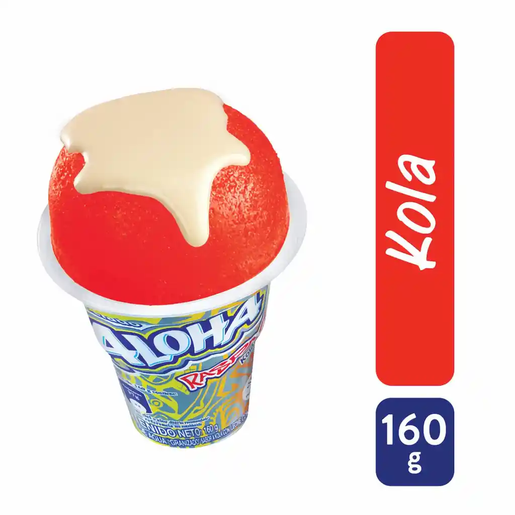 Aloha Helado Raspado Sabor a Kola