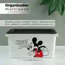 Organizador Plástico Mickey Mouse Pequeño Blanco Miniso 