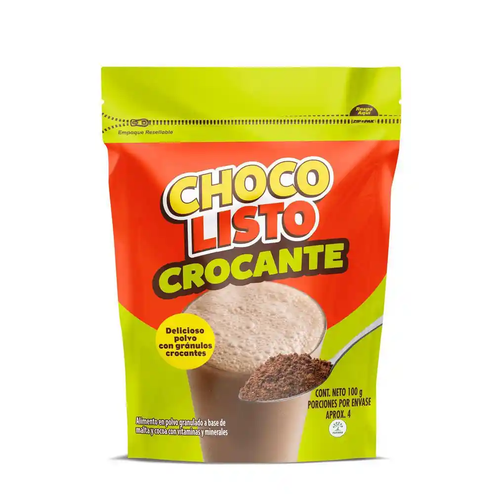 Chocolisto Bebida Chocolatada Crocante