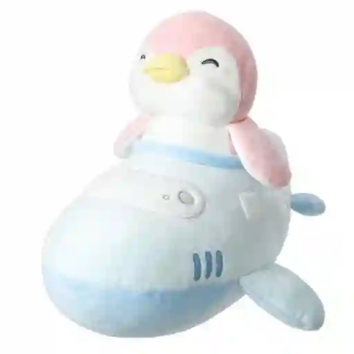 Miniso Peluche de Avión de Pingüino Travel Series Rosa