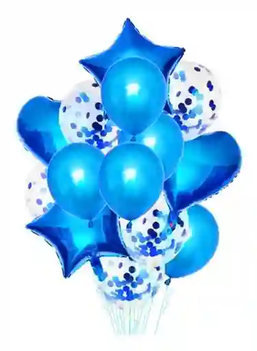 El Tío Bouquet de Globos Azul