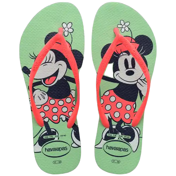 Sandalias Disney Verde Jardín Talla 42 4141203 Havaianas