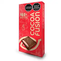 Cocoa Fusión Barra Mountain Food Chocolate 41% Café