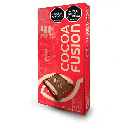Cocoa Fusión Barra Mountain Food Chocolate 41% Café