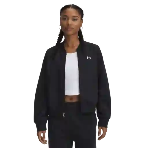 Under Armour Buzo Hoodie Rival Fleece Bomber Lifestyle Negro MD