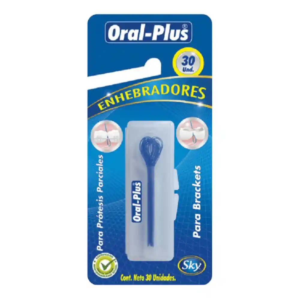Enhebradores Oral Plus X30 Unds