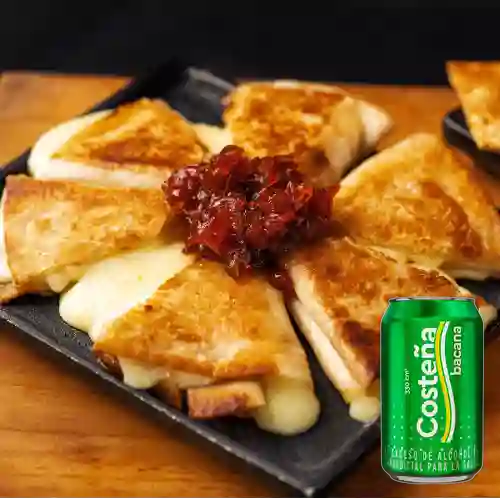 Combo Mini Quesadillas + Costeña Bacana Lta 330ml