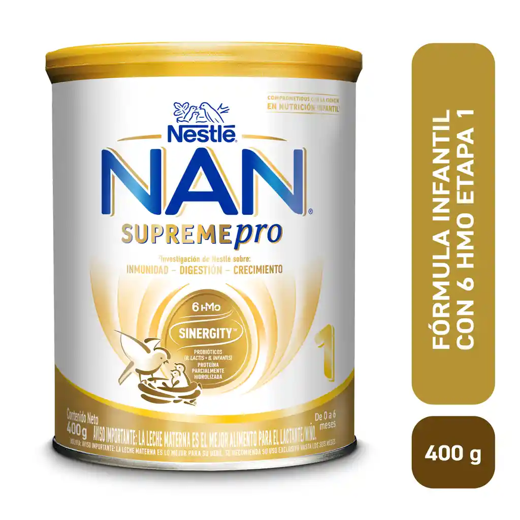 Fórmula infantil NAN SUPREMEPRO 1 x 400g