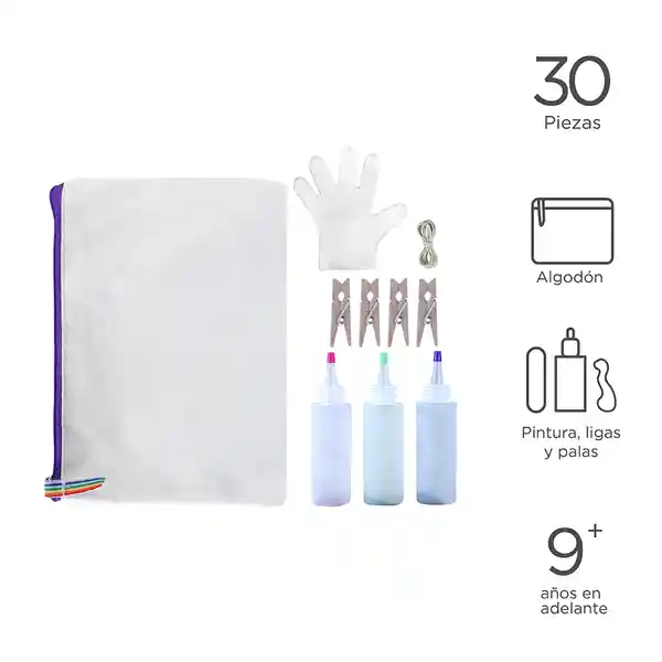 Set de Tie Dye Estuche Para Lápices Miniso