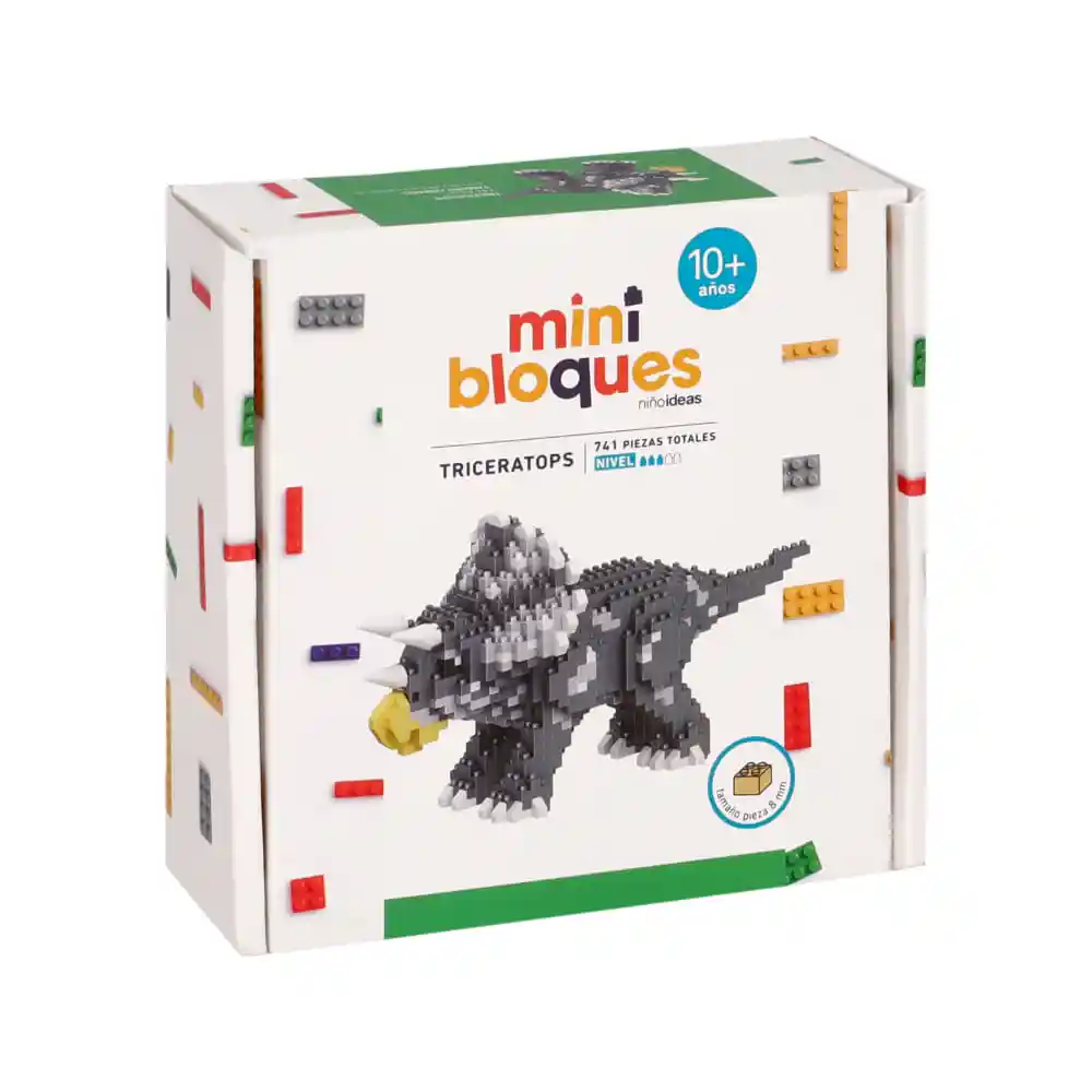 Mini Bloques Nivel 3 Triceratops