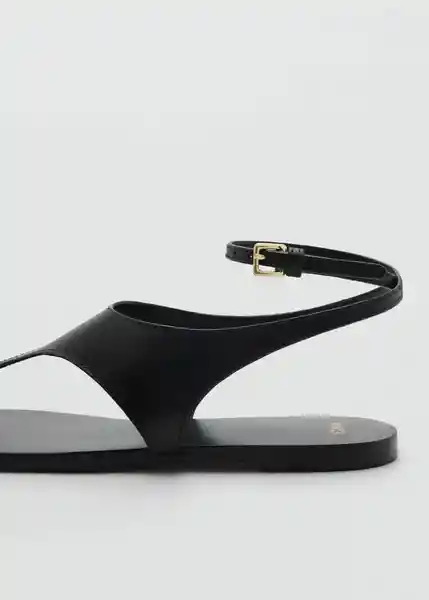 Sandalias Wally Negro Talla 37 Mujer Mango