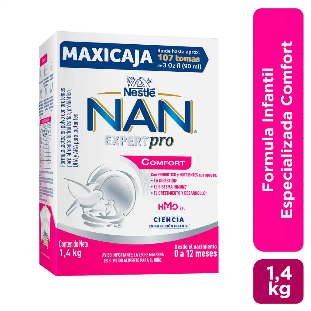 Fórmula infantil NAN COMFORT x 1400g