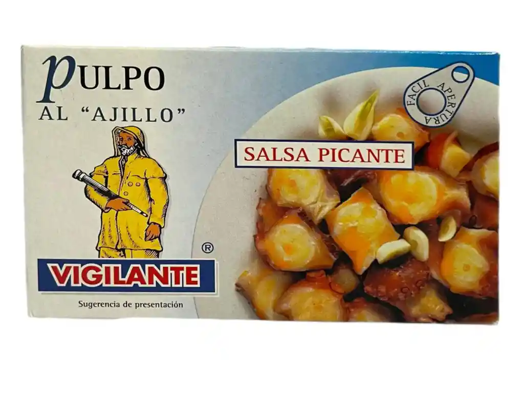 Vigilante Pulpo al Ajillo con Salsa Picante