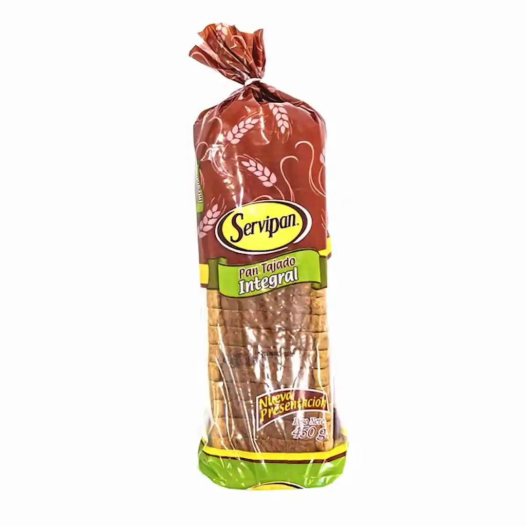 Servipan Pan Tajado Integral