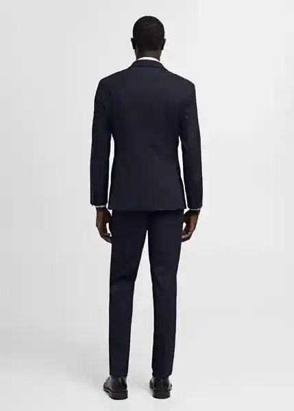 Blazer Americana Milan Navy Talla 50 Hombre Mango