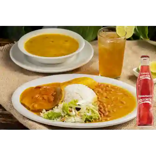 Combo Menú Del Día + Postobón Tamarindo 350 ml