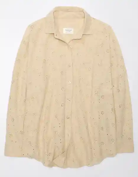 Camisa Mujer Neutro Talla Medium American Eagle 03555554