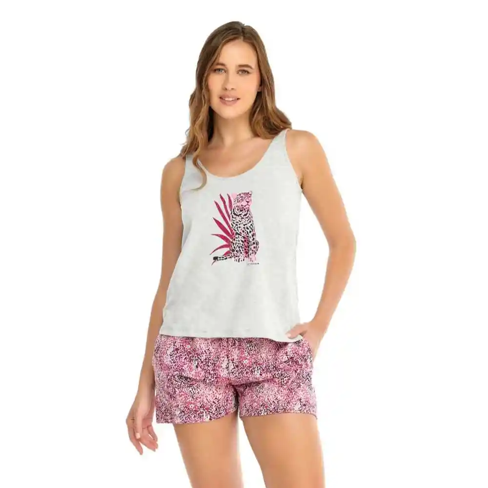 Pijama Short Mujer 18164 St Even Talla S